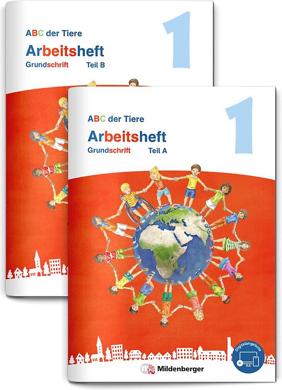 ABC der Tiere 1 Neubearbeitung – Arbeitsheft Grundschrift, Teil A und B