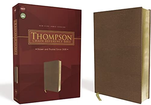 NKJV, Thompson Chain-Reference Bible, Leathersoft, Brown, Red Letter: New King James Version, Brown, Leathersoft, Red Letter