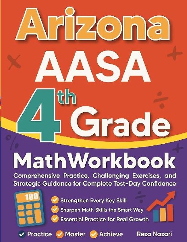 Arizona AASA Grade 4 Math Workbook