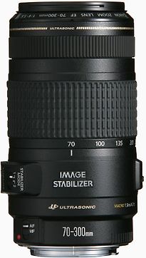 Canon EF 70-300 mm F4.0-5.6 IS USM 58 mm Objectif (adapté à Canon EF) noir