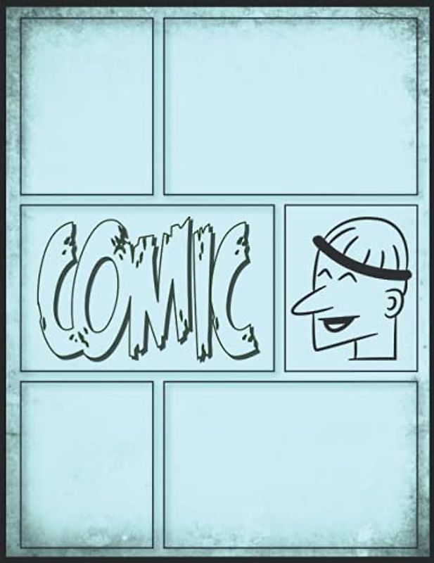 Blanko Comic: Blanko Comic Buch für Erwachsene, Teenager, Kinder 10 Jahre || Zeichnen Für Anfänger || Funny Geschenke Für Männer