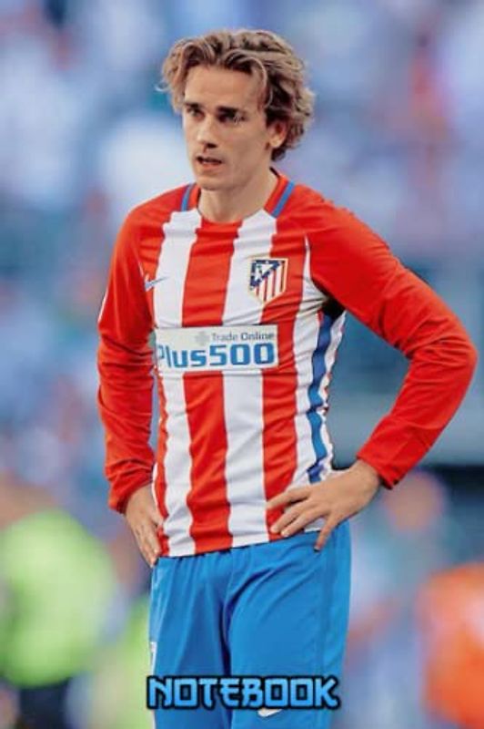 Notebook : Antoine Griezmann Notebook 100 Pages Collage Lined Pages Thankgiving Notebook Journal Gift Idea For Students, Teens, Boy and Girl #245