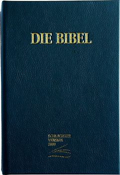 Schlachter 2000 Bibel – Schreibrandausgabe (Hardcover, anthrazit)