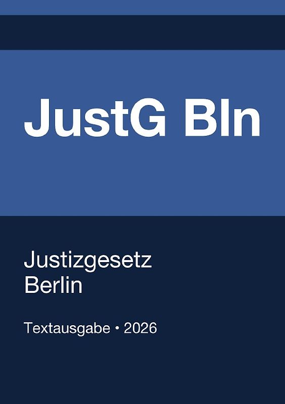JustG Bln - Justizgesetz Berlin 2026
