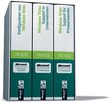 Microsoft Windows Vista-CorePack - Original Microsoft Training für Examen 70-620, 70-622 und 70-623