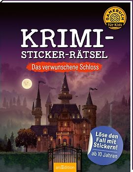 Krimi-Sticker-Rätsel – Das verwunschene Schloss