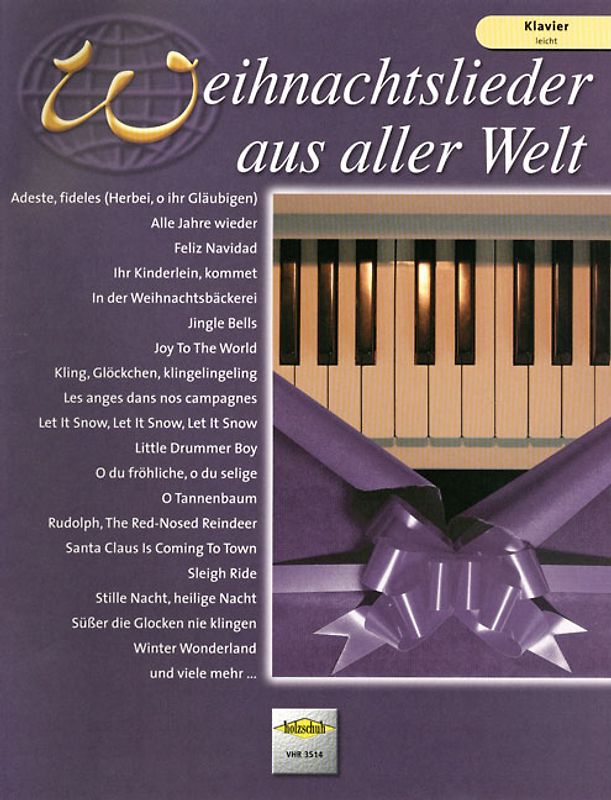 Weihnachtslieder aus aller Welt - Klavier leicht