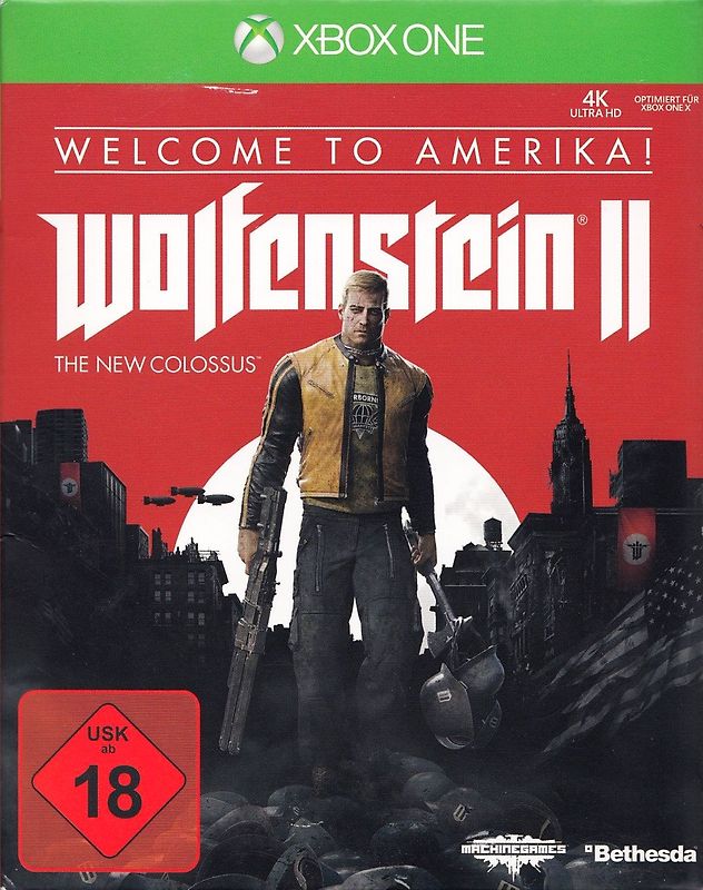 Wolfenstein II: The New Collossus [Welcome to Amerika!, inkl. Zeitschrift & Kartenhülle] Xbox One