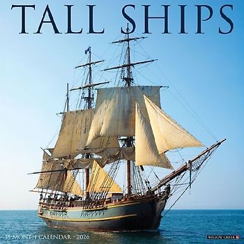 Tall Ships 2026 12 X 12 Wall Calendar
