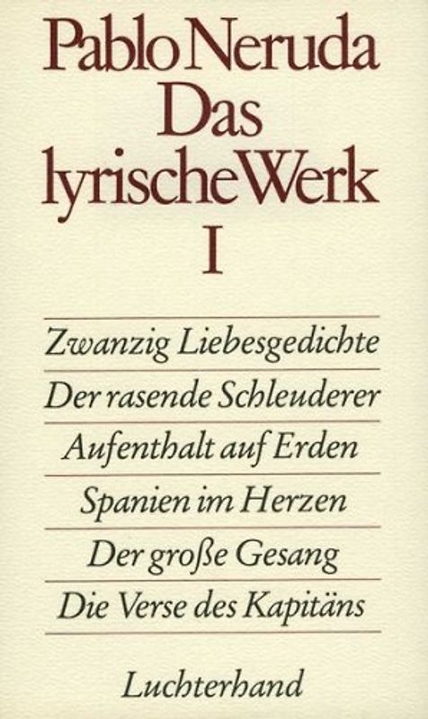 Das lyrische Werk