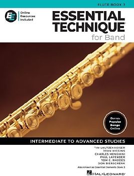 Essential Technique for Band - Flute Book 3 with Online Resources