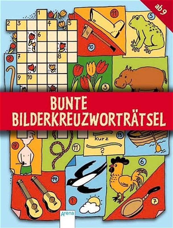 Bunte Bilderkreuzworträtsel