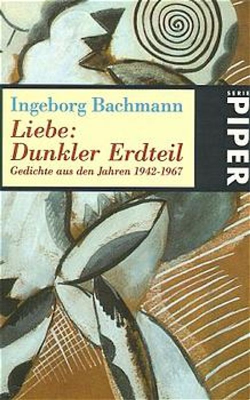 Liebe: dunkler Erdteil. Gedichte