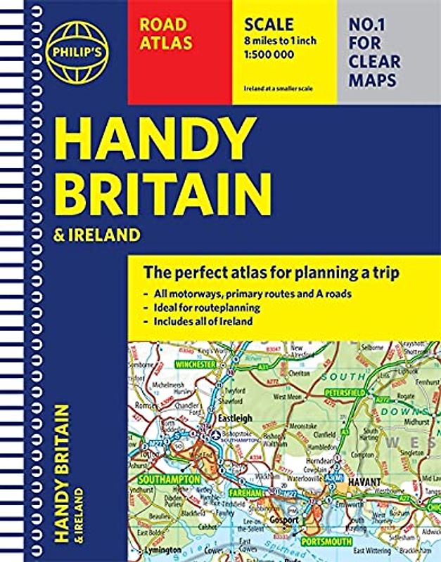 Philip's Handy Road Atlas Britain: (Spiral A5) (Philip's Road Atlases)