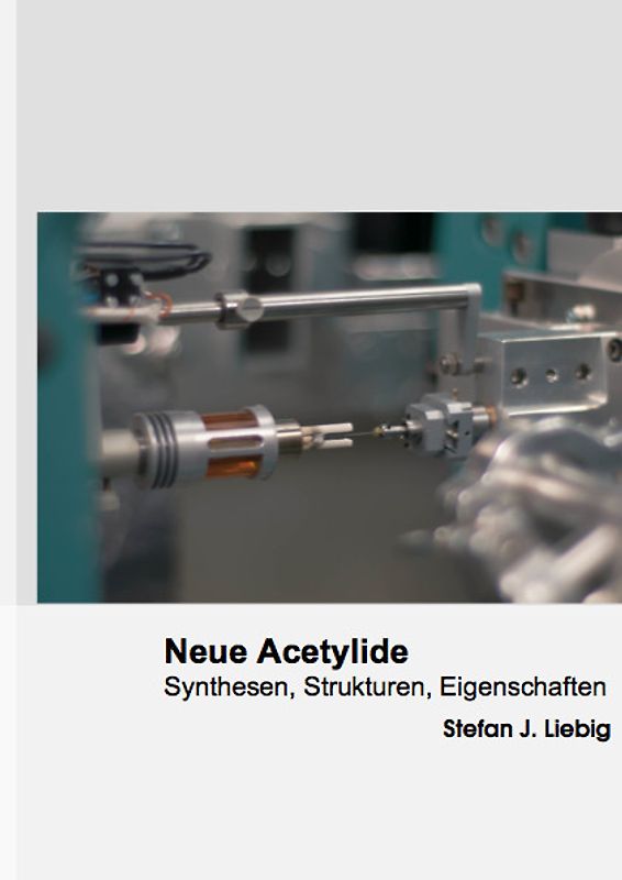 Neue Acetylide - Synthesen, Strukturen, Eigenschaften