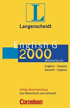English G 2000 Wörterbuch. Das Wörterbuch zum Lehrwerk, Englisch-Deutsch/Deutsch-Englisch