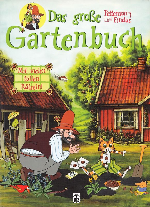 Petterson und Findus: Mit vielen tollen Rätseln! - Das große Gartenbuch - Bettina Grabis [Taschenbuch]