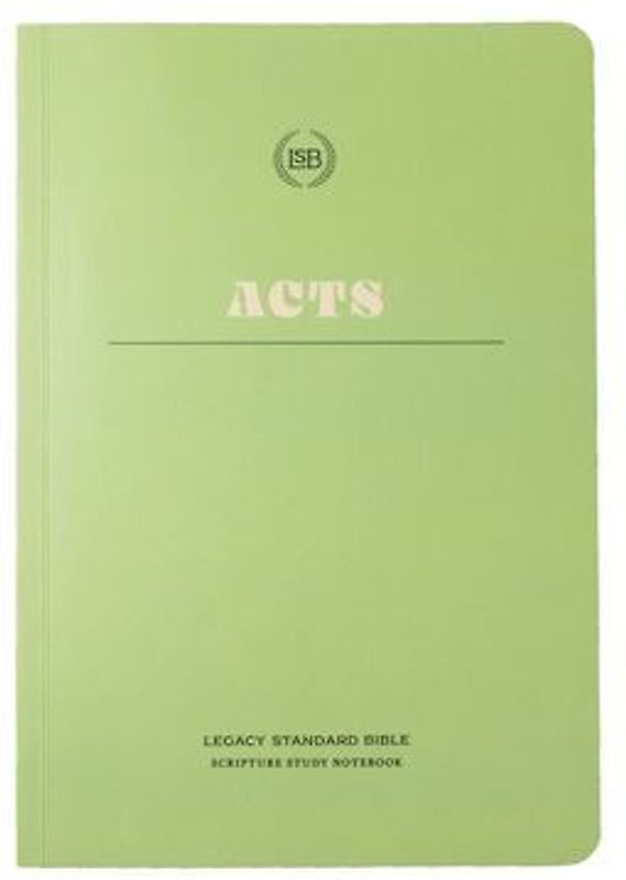 Lsb Scripture Study Notebook: Acts