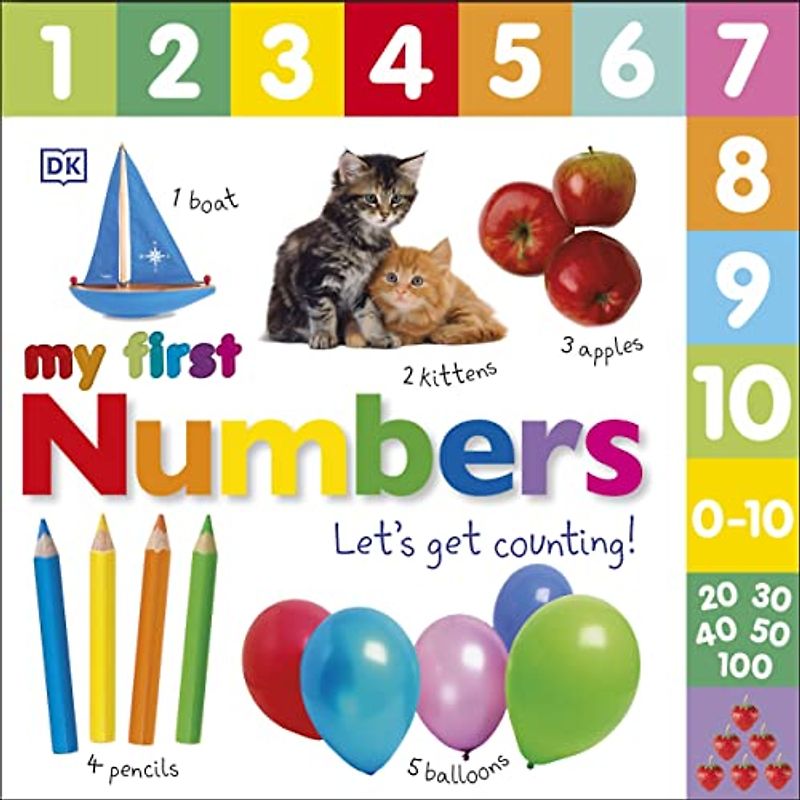 My First Numbers Let's Get Counting (My First Tabbed Board Book)