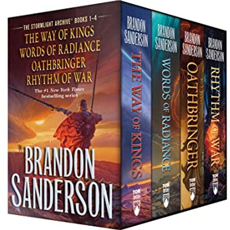 Stormlight Archive: The Way of Kings / Words of Radiance / Oathbringer / Rhythm of War (Stormlight Archive, 1-4)