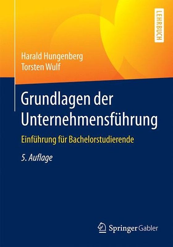 Grundlagen der Unternehmensführung