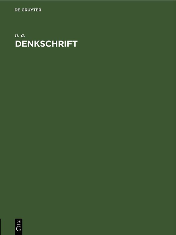 Denkschrift
