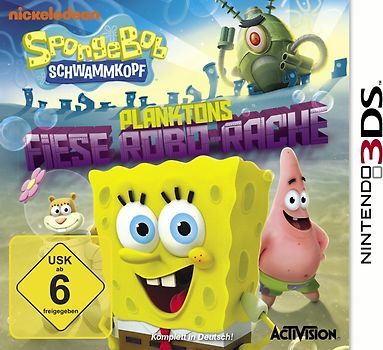 SpongeBob Schwammkopf - Planktons fiese Robobo-Rache - [Nintendo 3DS] Nintendo 3DS