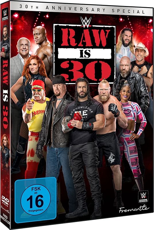 WWE: RAW IS 30 - 30th ANNIVERSARY SPECIAL DVD