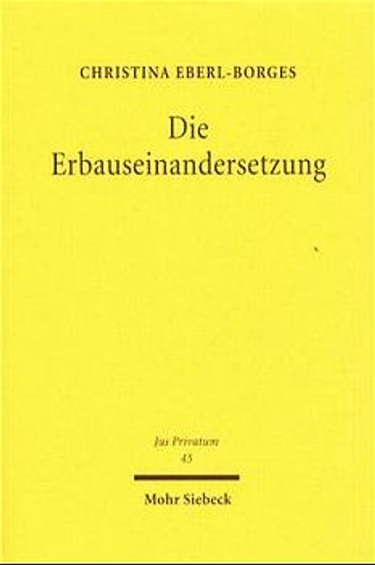 Die Erbauseinandersetzung