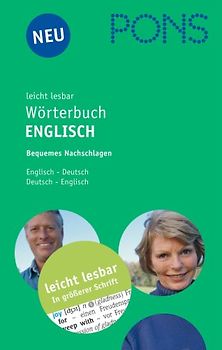 Leicht lesbar Wörterbuch Englisch