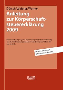 Anleitung zur Körperschaftsteuererklärung 2009