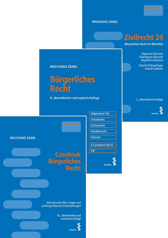 Kombipaket Casebook Bürgerliches Recht, Bürgerliches Recht und Zivilrecht 24