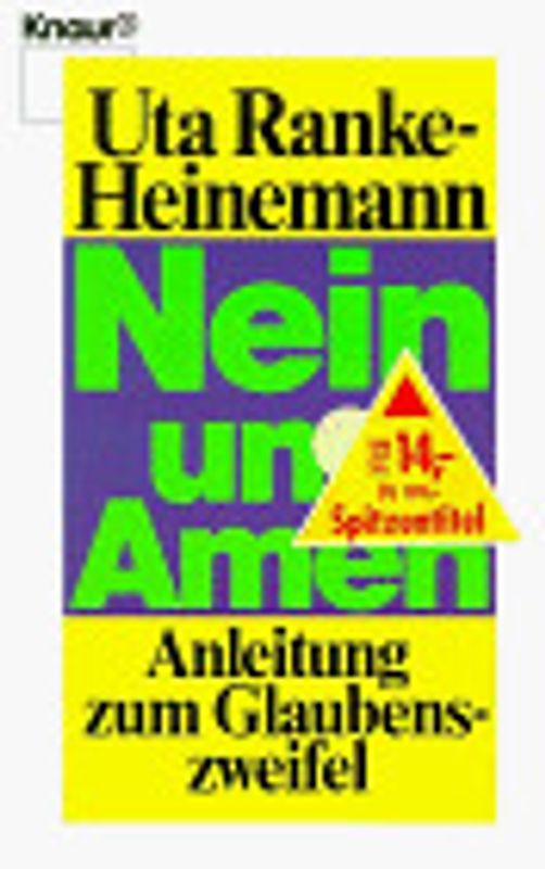 Nein und Amen. Anleitung zum Glaubenszweifel