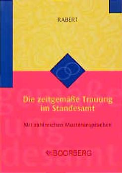 Die zeitgemässe Trauung im Standesamt