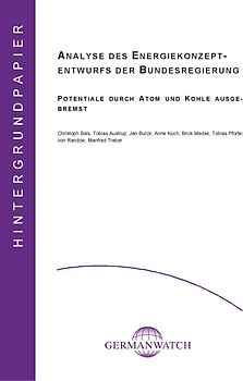 Analyse des Energiekonzeptentwurfs der Bundesregierung
