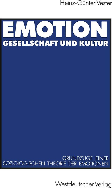 Emotion, Gesellschaft und Kultur