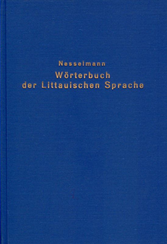 Wörterbuch der litauischen Sprache