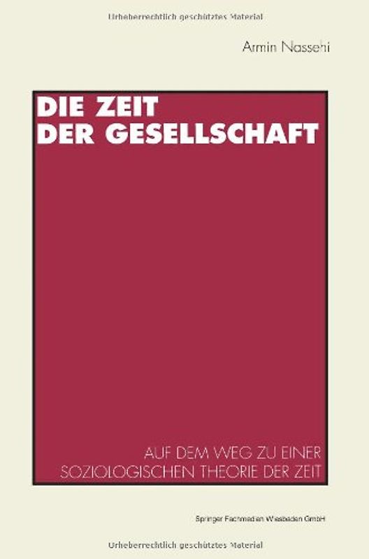 Die Zeit der Gesellschaft