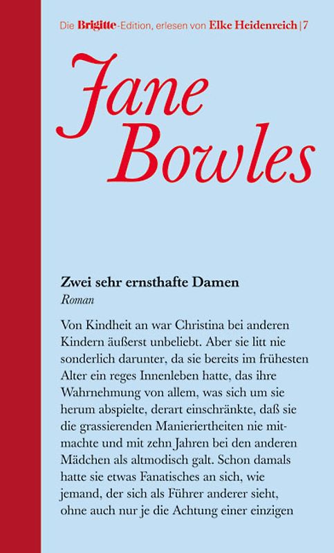 Brigitte Edition / Zwei sehr ernsthafte Damen