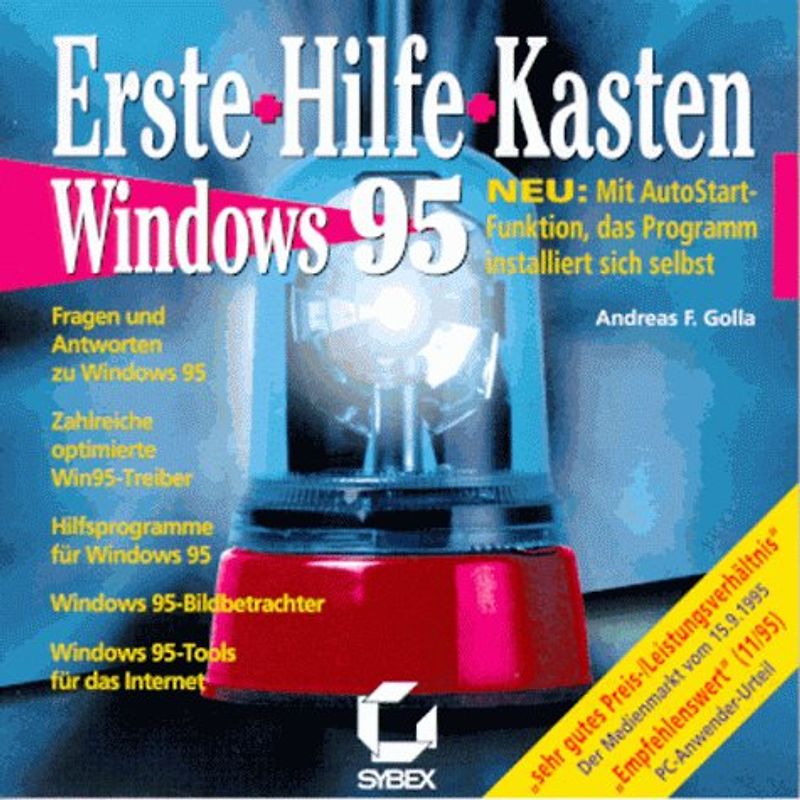 Erste-Hilfe-Kasten Windows 95