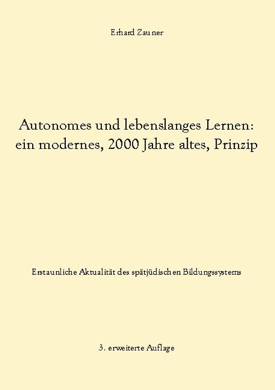 Autonomes und lebenslanges Lernen: ein modernes, 2000 Jahre altes, Prinzip