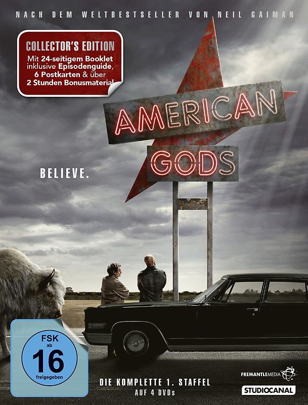 American Gods - Die komplette 1. Staffel [Collector's Edition, 4 DVDs] DVD