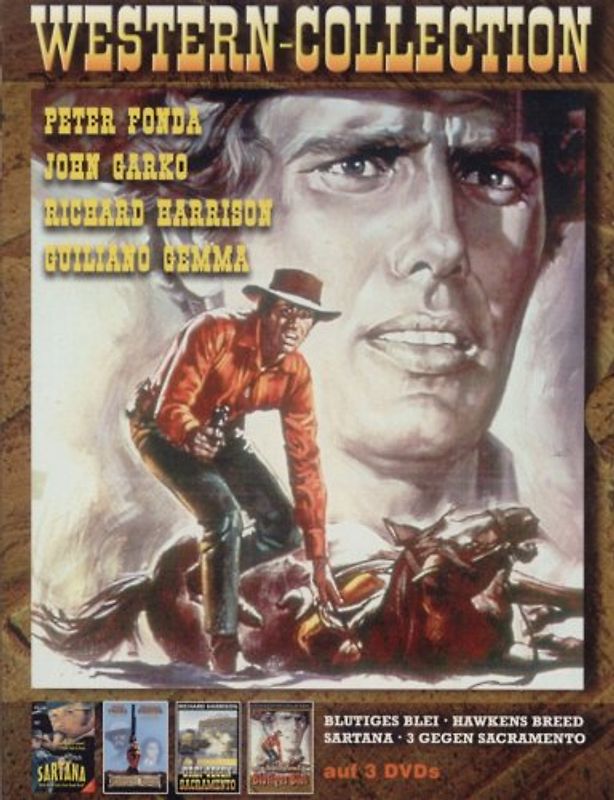 Western Collection DigiBox ( Sartana - hawkens breed - Blutiges Blei - Drei gegen Sacramento ) DVD