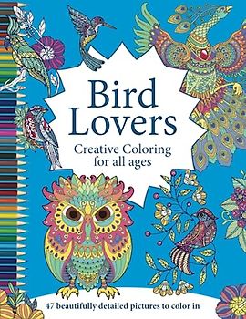 Bird Lovers, Creative Coloring for all ages. US edition.: 47 beautifully designed illustrations of birds to color in for boys and girls, for adults, young adults and teenagers