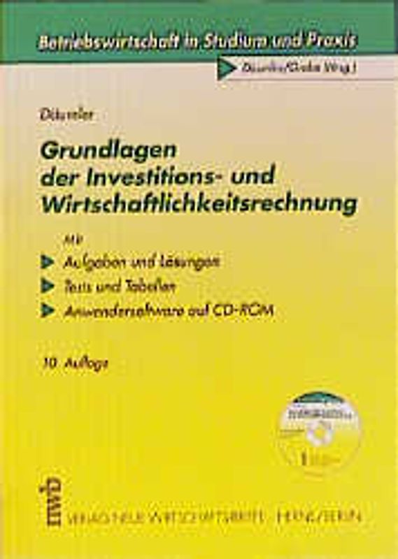 Grundlagen der Investitions- und Wirtschaftlichkeitsrechnung