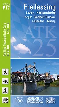 ATK25-P17 Freilassing (Amtliche Topographische Karte 1:25000)