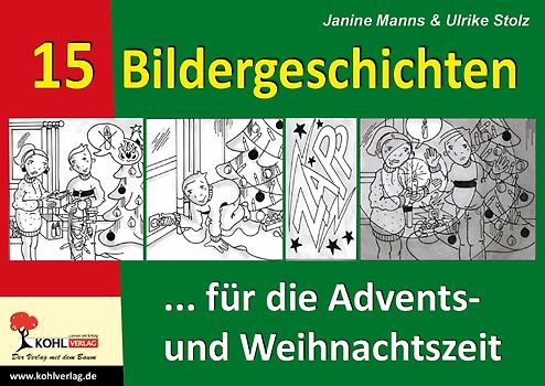 15 Bildergeschichten für die Advents- und Weihnachtszeit