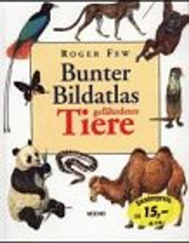 Bunter Bildatlas gefährdeter Tiere