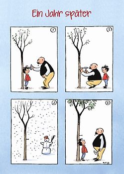 Vater und Sohn - PostkartenSet, groß