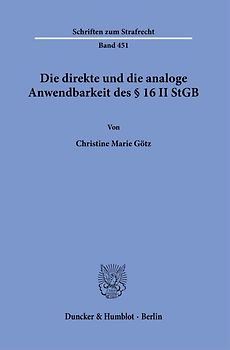 Die direkte und die analoge Anwendbarkeit des § 16 II StGB